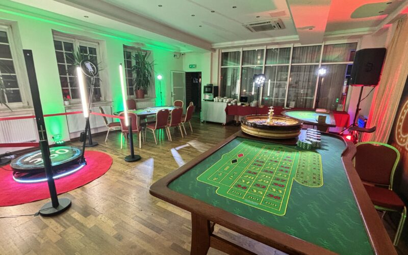 Mobilne kasyno na imprezę – Wynajem atrakcji na event | Casino Night